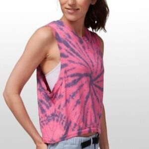 Free People Movement Womens Small Pink Tie Dye Love Tank Birds Of Paradise